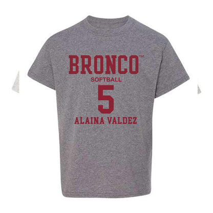 SCU - NCAA Softball : Alaina Valdez - Youth T-Shirt Classic Fashion Shersey