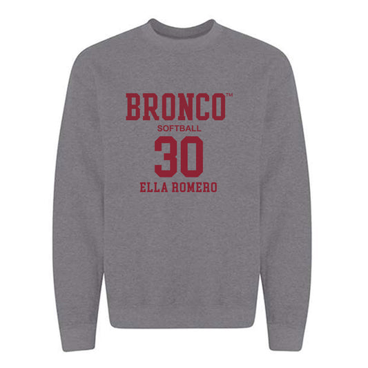 SCU - NCAA Softball : Ella Romero - Crewneck Sweatshirt Classic Fashion Shersey