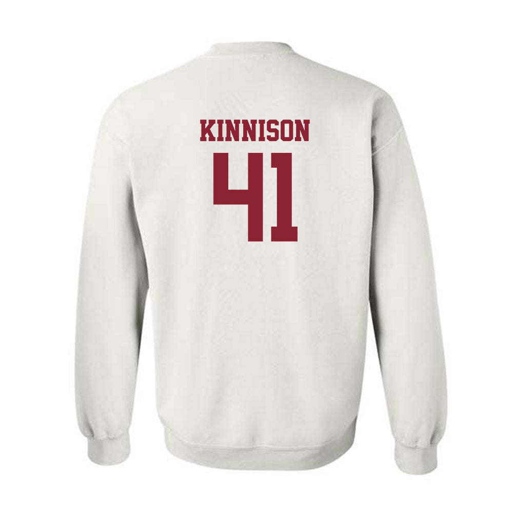 SCU - NCAA Baseball : Kole Kinnison - Crewneck Sweatshirt Classic Shersey