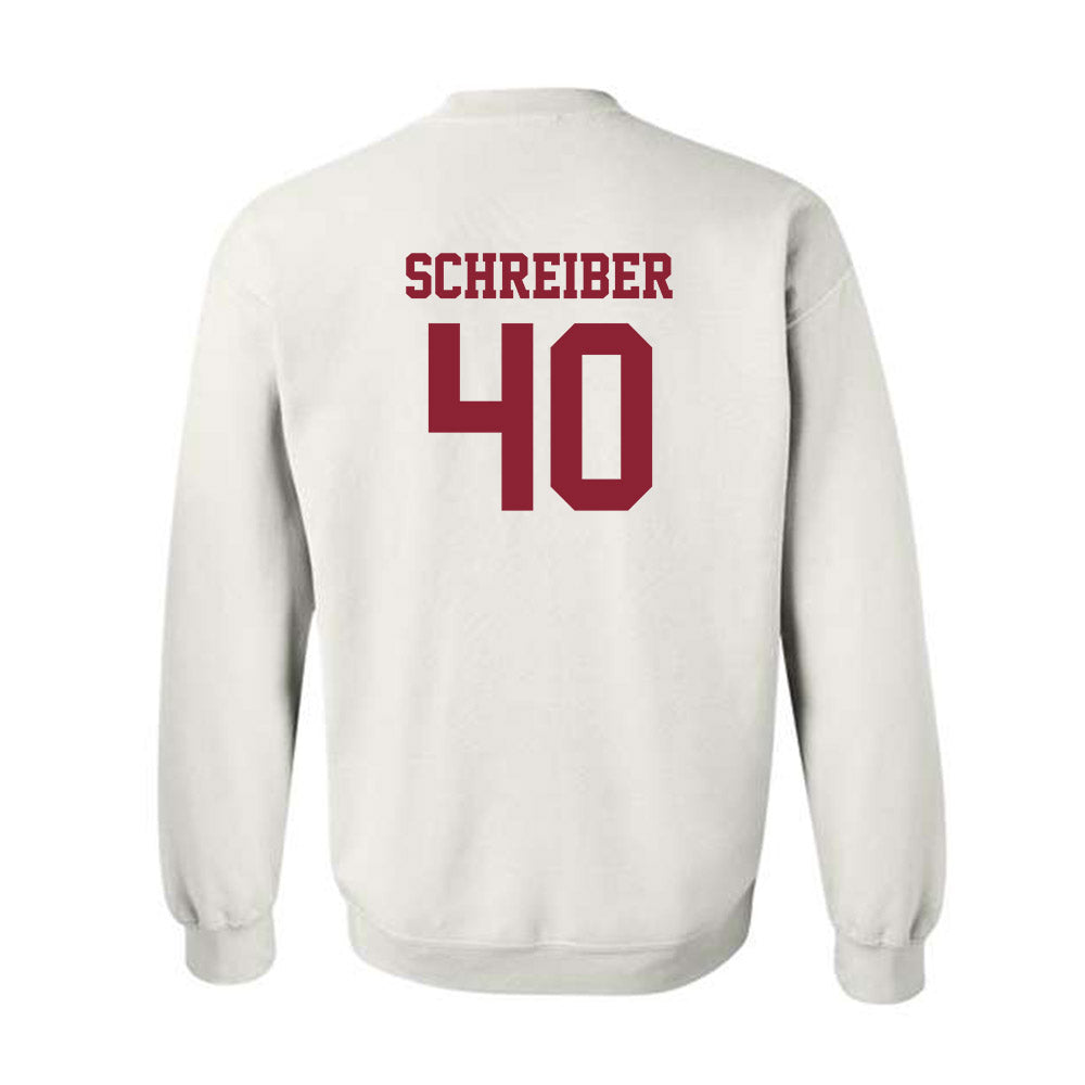 SCU - NCAA Baseball : Sebastian Schreiber - Crewneck Sweatshirt Classic Shersey