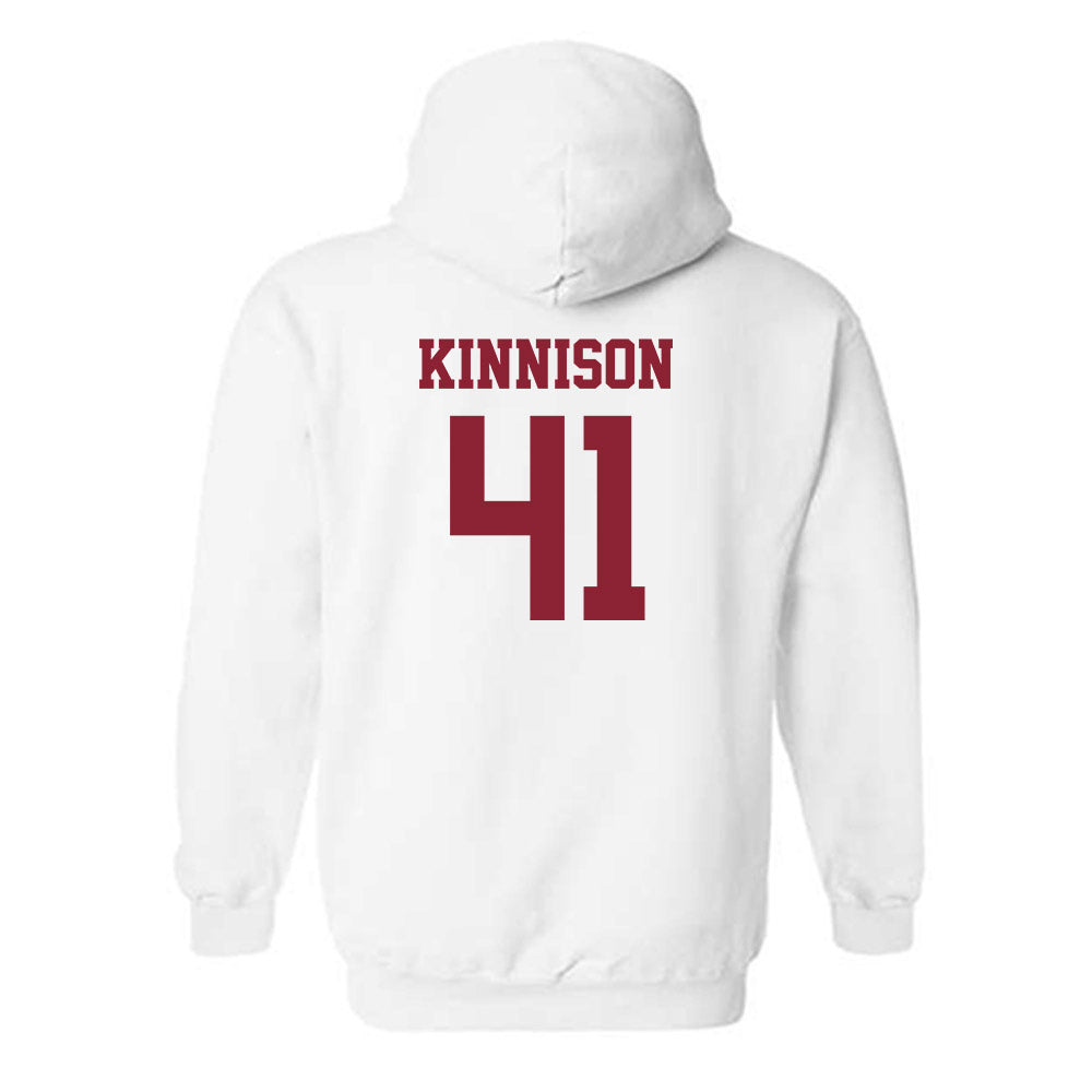 SCU - NCAA Baseball : Kole Kinnison - Hooded Sweatshirt Classic Shersey