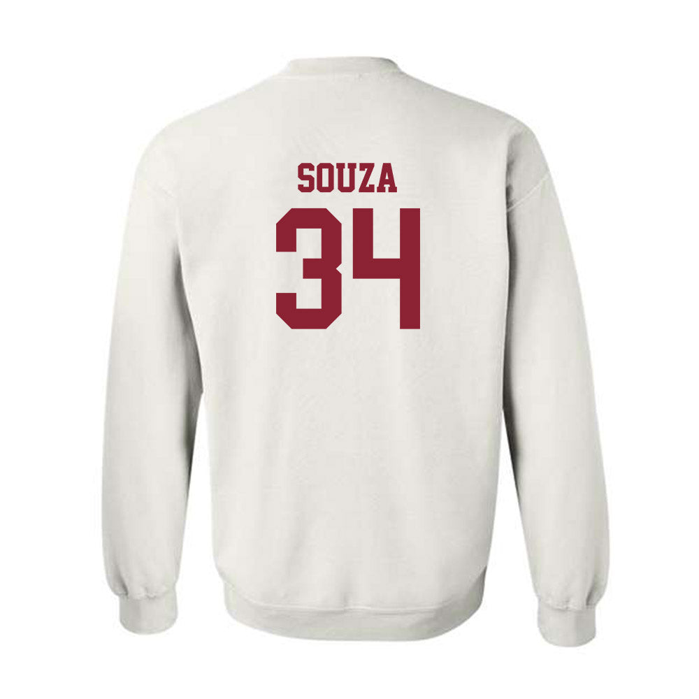 SCU - NCAA Baseball : August Souza - Crewneck Sweatshirt Classic Shersey