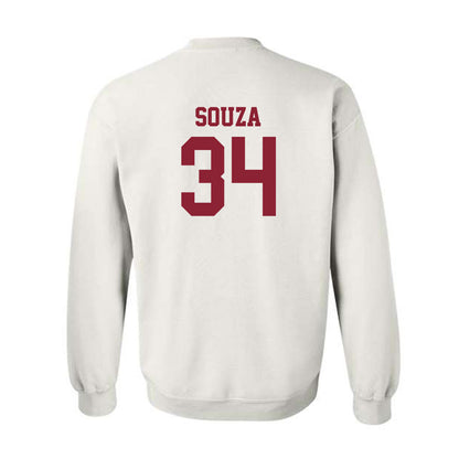 SCU - NCAA Baseball : August Souza - Crewneck Sweatshirt Classic Shersey