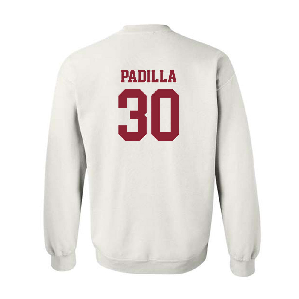 SCU - NCAA Baseball : Bryce Padilla - Crewneck Sweatshirt Classic Shersey