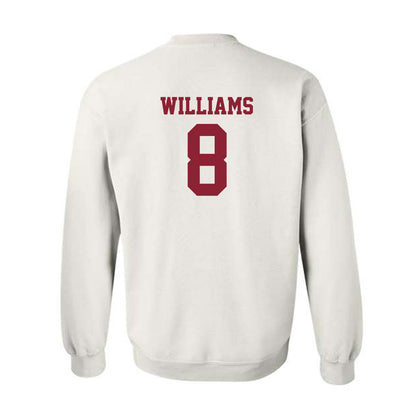 SCU - NCAA Baseball : Malcolm Williams - Crewneck Sweatshirt Classic Shersey