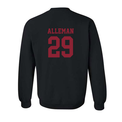 SCU - NCAA Baseball : Tyler Alleman - Crewneck Sweatshirt Classic Shersey