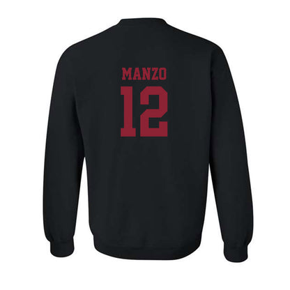 SCU - NCAA Baseball : Efrain Manzo - Crewneck Sweatshirt Classic Shersey