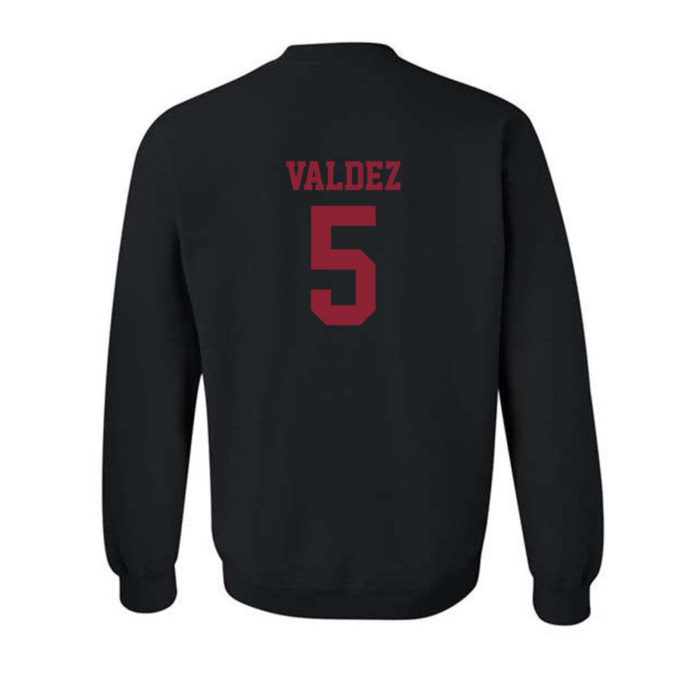 SCU - NCAA Softball : Alaina Valdez - Crewneck Sweatshirt Classic Shersey