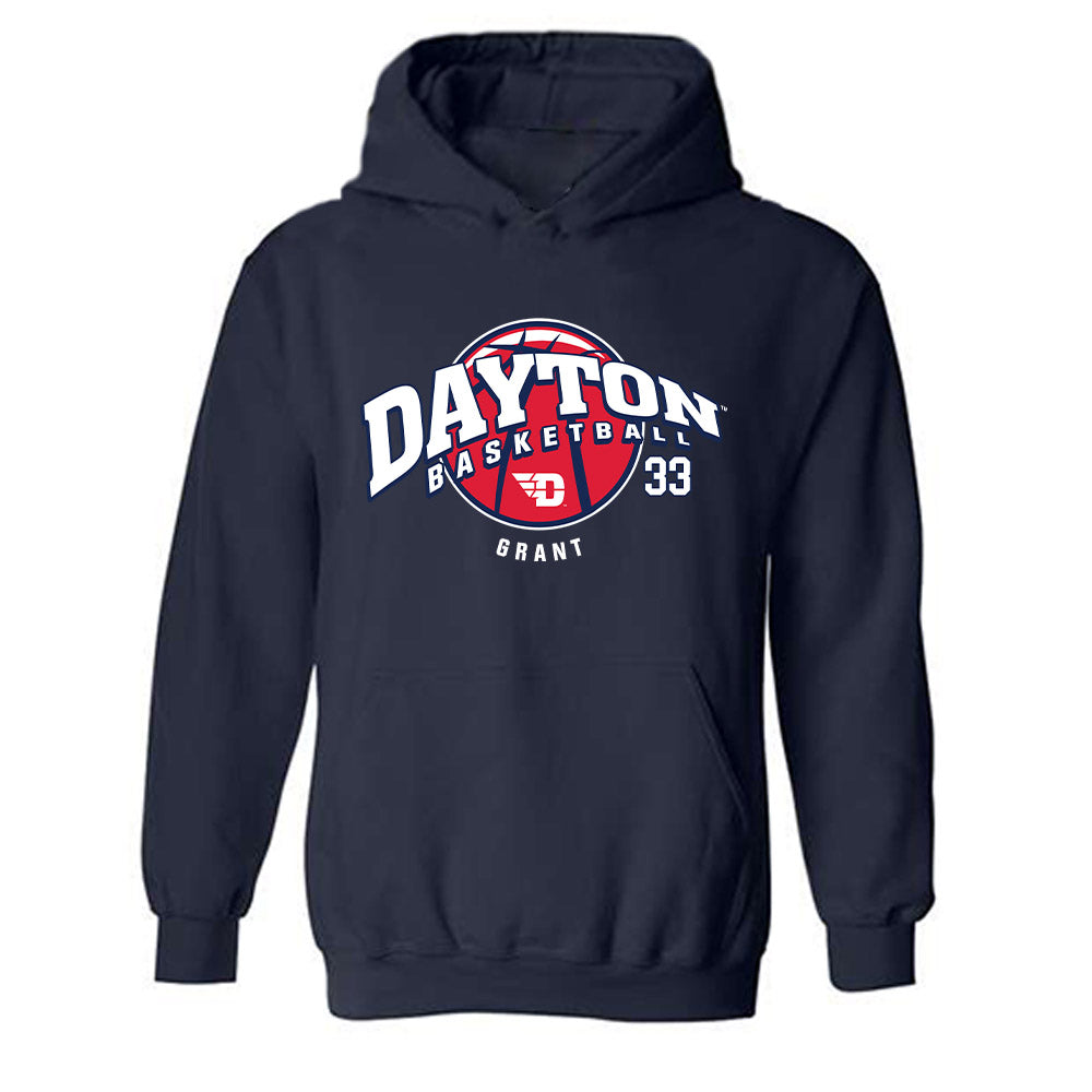 Dayton - NCAA Men's Basketball : Makai Grant - Hooded Sweatshirt Classic Fashion Shersey