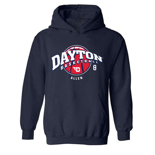 Dayton - NCAA Men's Basketball : Marvel Allen - Hooded Sweatshirt Classic Fashion Shersey