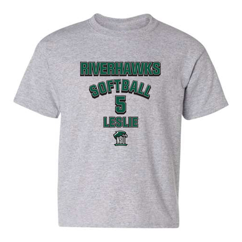 Northeastern State - NCAA Softball : Victoria Leslie - Youth T-Shirt Classic Fashion Shersey