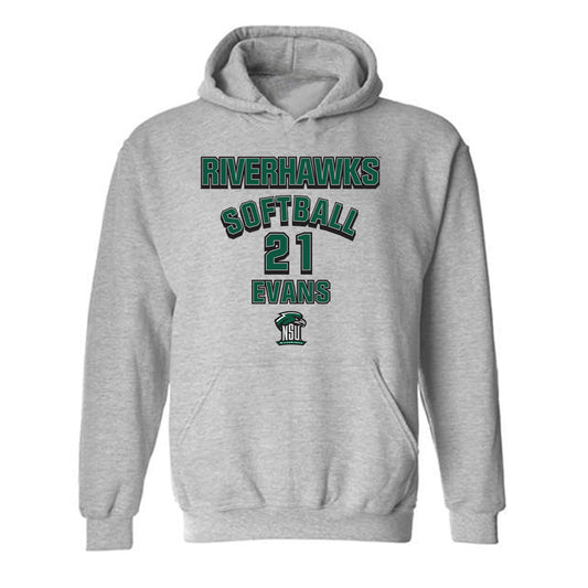 Northeastern State - NCAA Softball : Savannah Evans - Hooded Sweatshirt Classic Fashion Shersey
