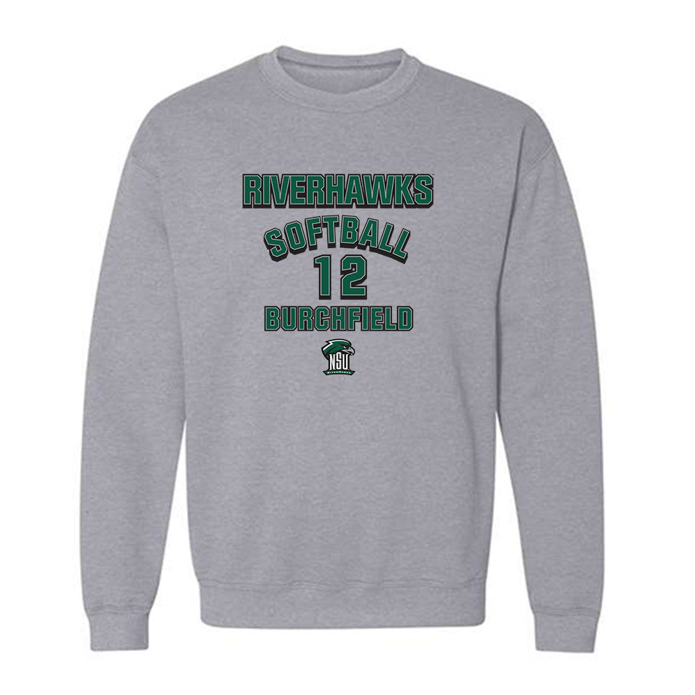 Northeastern State - NCAA Softball : Brynn Burchfield - Crewneck Sweatshirt Classic Fashion Shersey