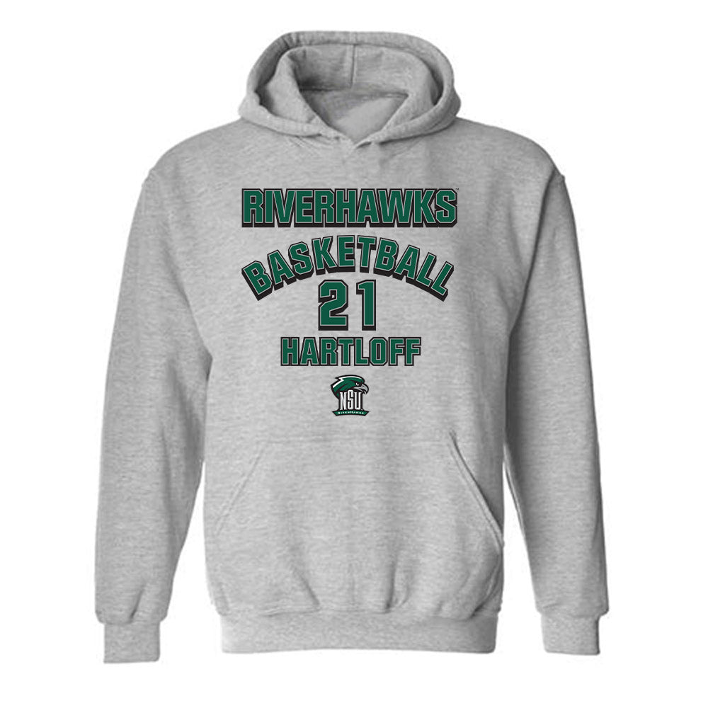Northeastern State - NCAA Men's Basketball : Caison Hartloff - Hooded Sweatshirt Classic Fashion Shersey