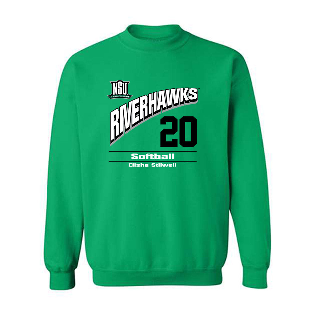 Northeastern State - NCAA Softball : Elisha Stilwell - Crewneck Sweatshirt Classic Fashion Shersey