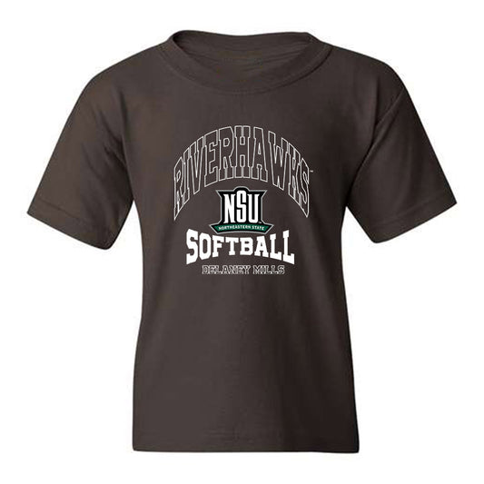 Northeastern State - NCAA Softball : Delaney Mills - Youth T-Shirt Classic Fashion Shersey