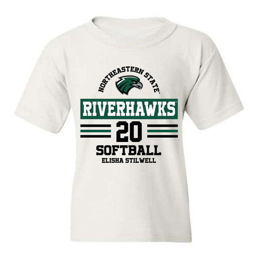 Northeastern State - NCAA Softball : Elisha Stilwell - Youth T-Shirt Classic Fashion Shersey