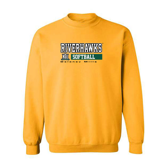 Northeastern State - NCAA Softball : Delaney Mills - Crewneck Sweatshirt Classic Fashion Shersey