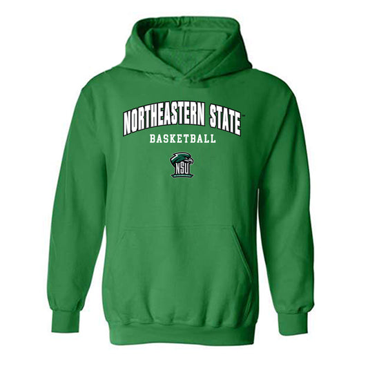 Northeastern State - NCAA Women's Basketball : Aubrey Brown - Hooded Sweatshirt Classic Shersey