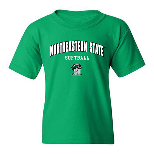 Northeastern State - NCAA Softball : Delaney Mills - Youth T-Shirt Classic Shersey