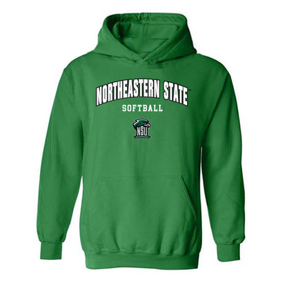 Northeastern State - NCAA Softball : Brynn Burchfield - Hooded Sweatshirt Classic Shersey