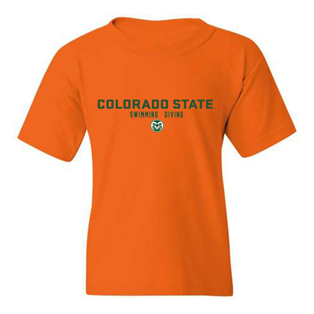 Colorado State - NCAA Women's Swimming & Diving : Rachel Saxon - Youth T-Shirt Classic Shersey