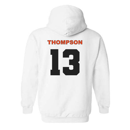 Campbell - NCAA Baseball : Jackson Thompson - Hooded Sweatshirt Classic Shersey