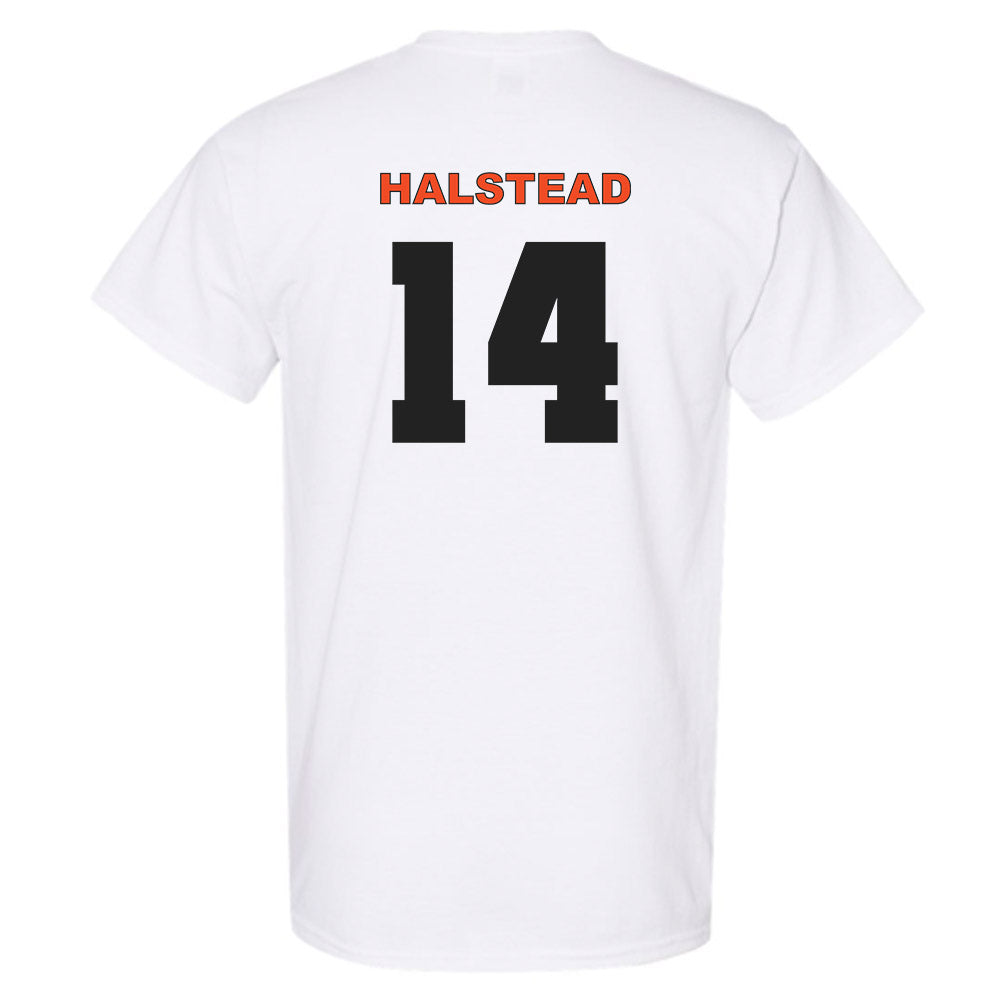 Campbell - NCAA Baseball : Tyler Halstead - T-Shirt Classic Shersey