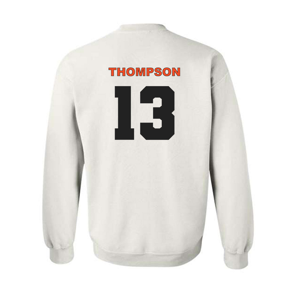 Campbell - NCAA Baseball : Jackson Thompson - Crewneck Sweatshirt Classic Shersey