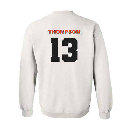 Campbell - NCAA Baseball : Jackson Thompson - Crewneck Sweatshirt Classic Shersey