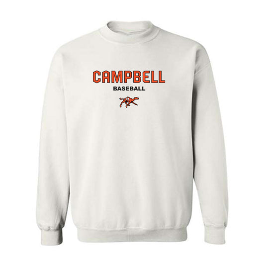 Campbell - NCAA Baseball : Zach Sabers - Crewneck Sweatshirt Classic Shersey