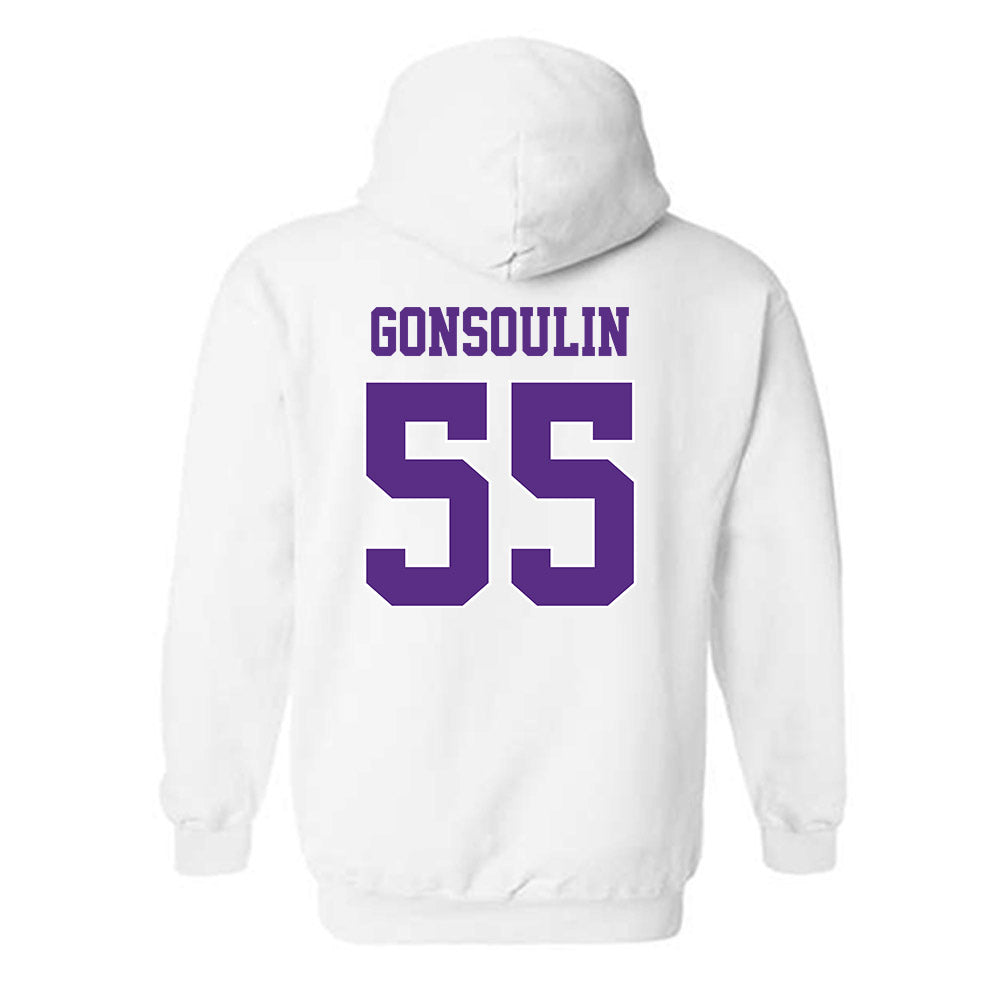 TCU - NCAA Men's Basketball : Zach Gonsoulin - Hooded Sweatshirt Classic Shersey