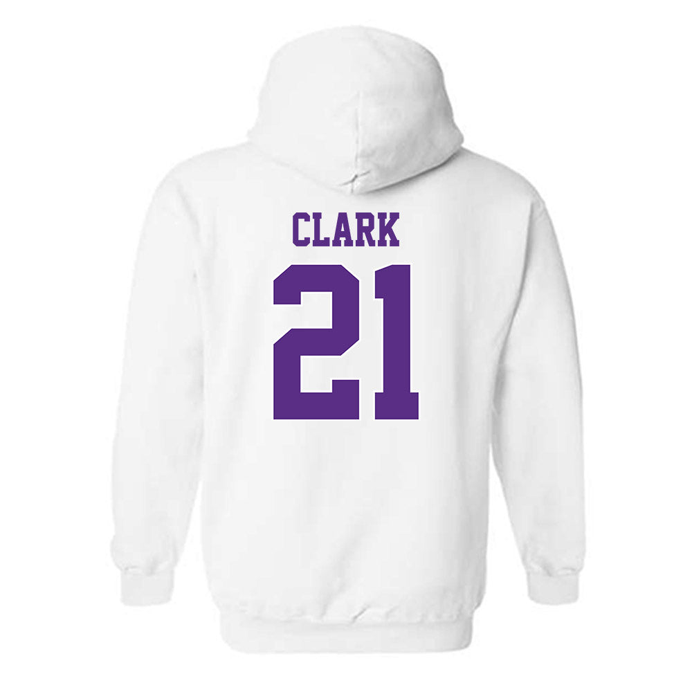 TCU - NCAA Football : Bud Clark - Hooded Sweatshirt Classic Shersey