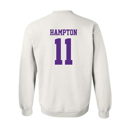 TCU - NCAA Baseball : Ben Hampton - Crewneck Sweatshirt Classic Shersey