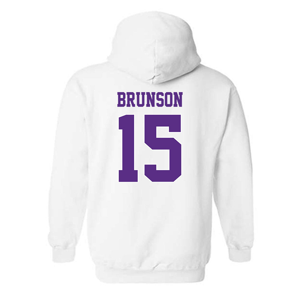 TCU - NCAA Baseball : Chase Brunson - Hooded Sweatshirt Classic Shersey
