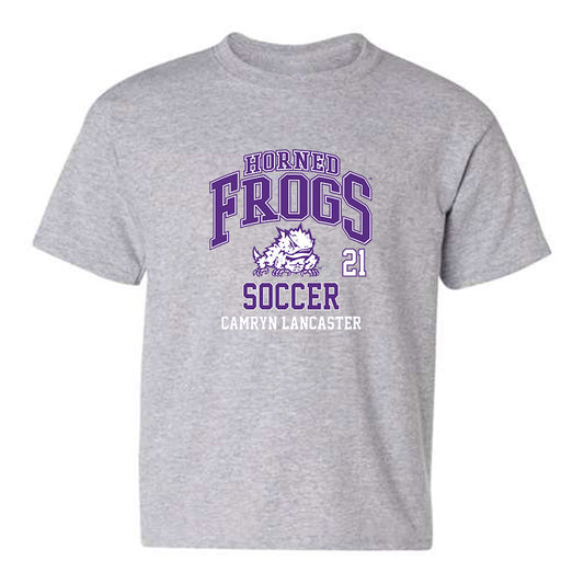 TCU - NCAA Women's Soccer : Camryn Lancaster - Youth T-Shirt Classic Fashion Shersey