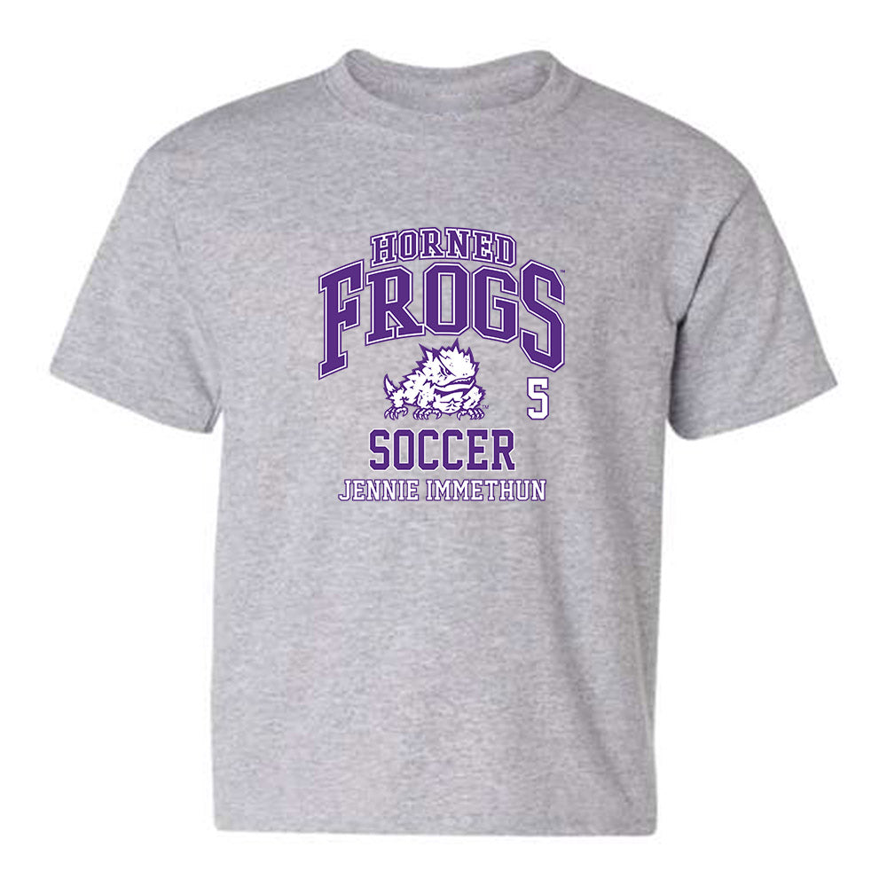 TCU - NCAA Women's Soccer : Jennie Immethun - Youth T-Shirt Classic Fashion Shersey