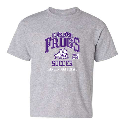 TCU - NCAA Women's Soccer : Landen Matthews - Youth T-Shirt Classic Fashion Shersey