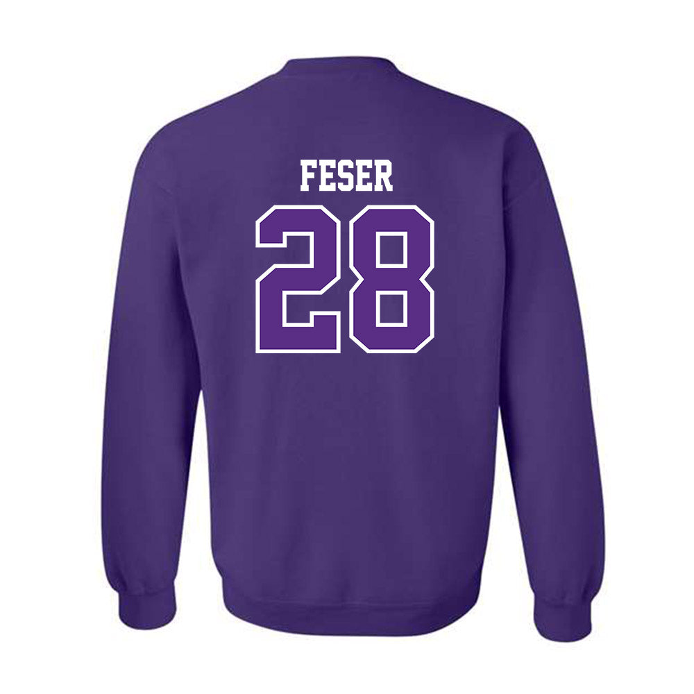 TCU - NCAA Baseball : Cohen Feser - Crewneck Sweatshirt Classic Fashion Shersey