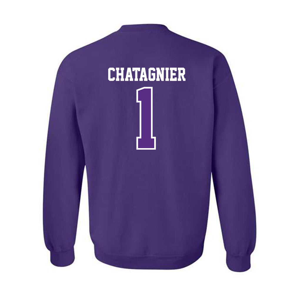 TCU - NCAA Baseball : Peyton Chatagnier - Crewneck Sweatshirt Classic Fashion Shersey