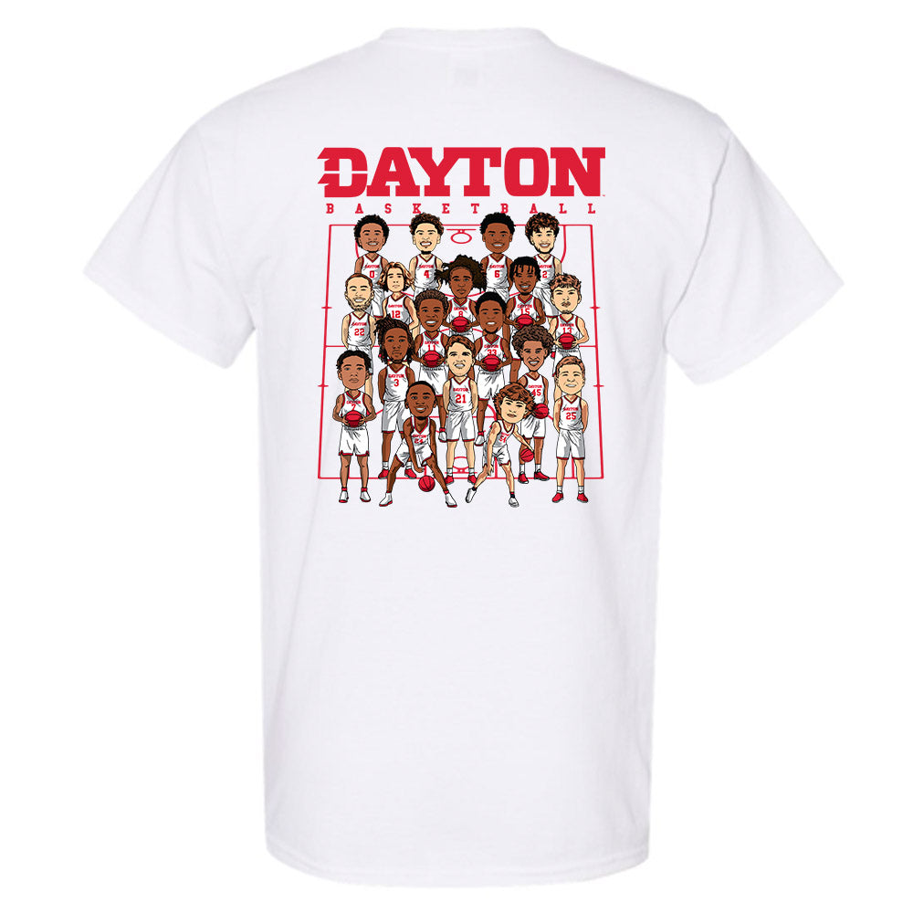Dayton - NCAA Men's Basketball :  T-Shirt Team Caricature