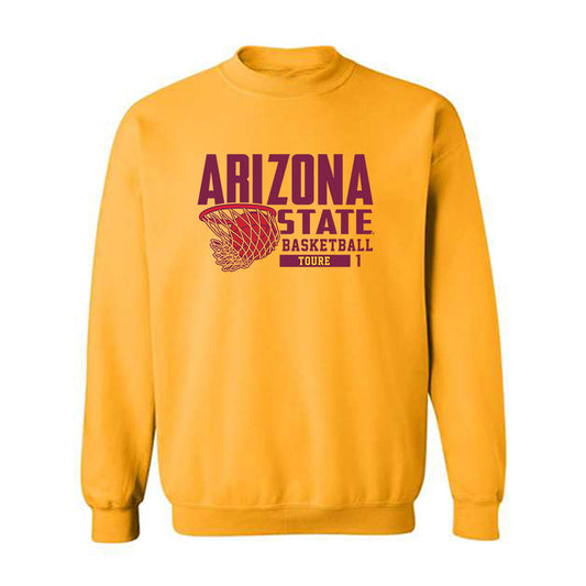 Arizona State - NCAA Women's Basketball : Kadidia Toure - Crewneck Sweatshirt Classic Fashion Shersey