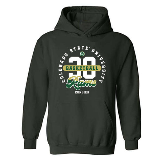 Colorado State - NCAA Women's Basketball : Hannah Ronsiek - Hooded Sweatshirt Classic Fashion Shersey