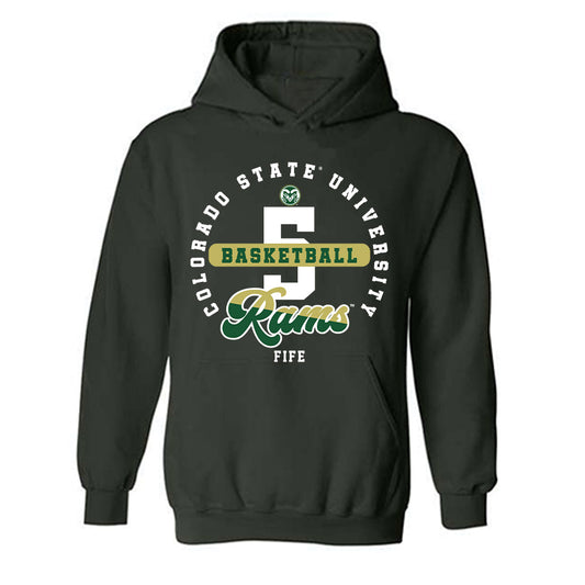 Colorado State - NCAA Women's Basketball : Jadyn Fife - Hooded Sweatshirt Classic Fashion Shersey