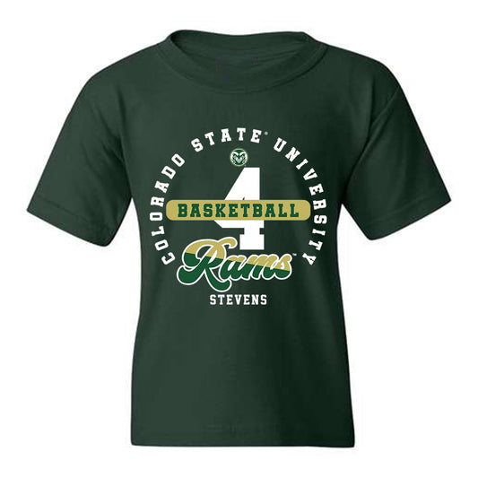 Colorado State - NCAA Men's Basketball : Isaiah Stevens - Youth T-Shirt Classic Fashion Shersey