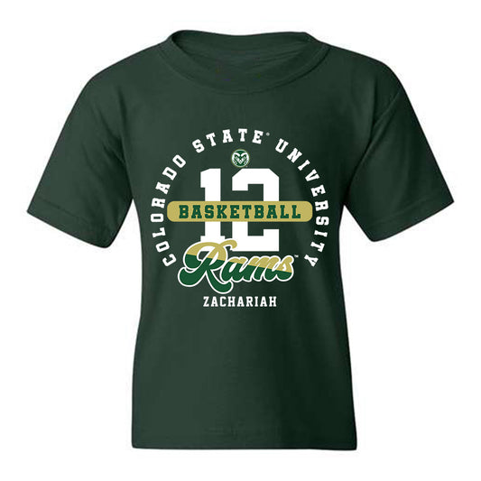 Colorado State - NCAA Women's Basketball : Ann Zachariah - Youth T-Shirt Classic Fashion Shersey