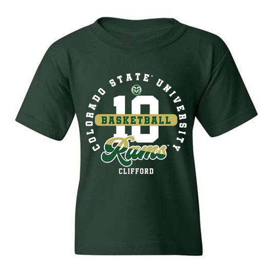 Colorado State - NCAA Men's Basketball : Dominique Clifford - Youth T-Shirt Classic Fashion Shersey