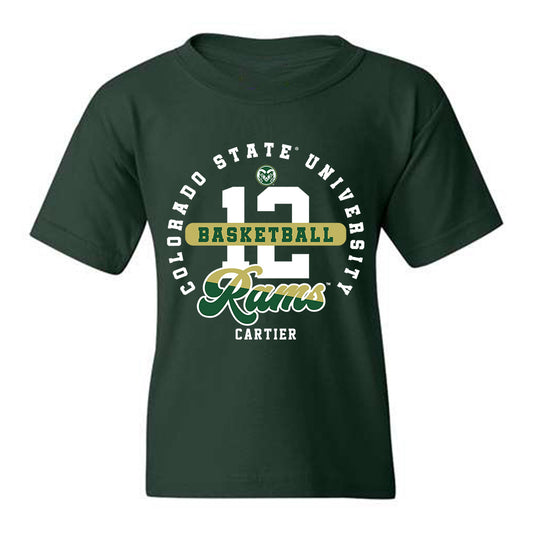 Colorado State - NCAA Men's Basketball : Patrick Cartier - Youth T-Shirt Classic Fashion Shersey