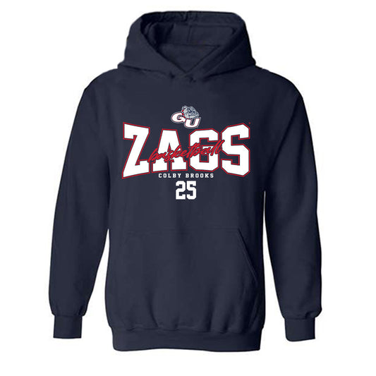 Gonzaga - NCAA Men's Basketball : Colby Brooks - Hooded Sweatshirt Classic Fashion Shersey