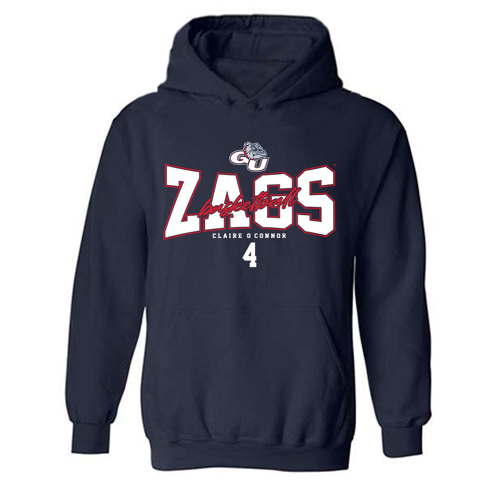 Gonzaga - NCAA Women's Basketball : Claire O'Connor - Hooded Sweatshirt Classic Fashion Shersey